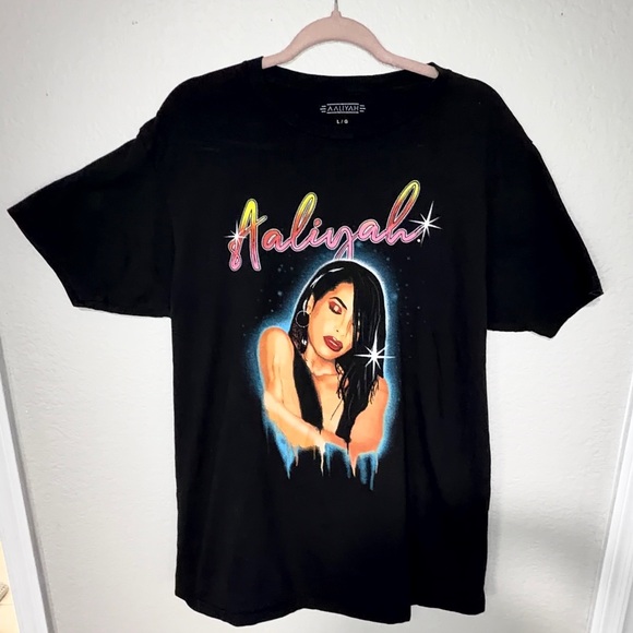 Tops - Black Graphic T-Shirt with Colorful Design